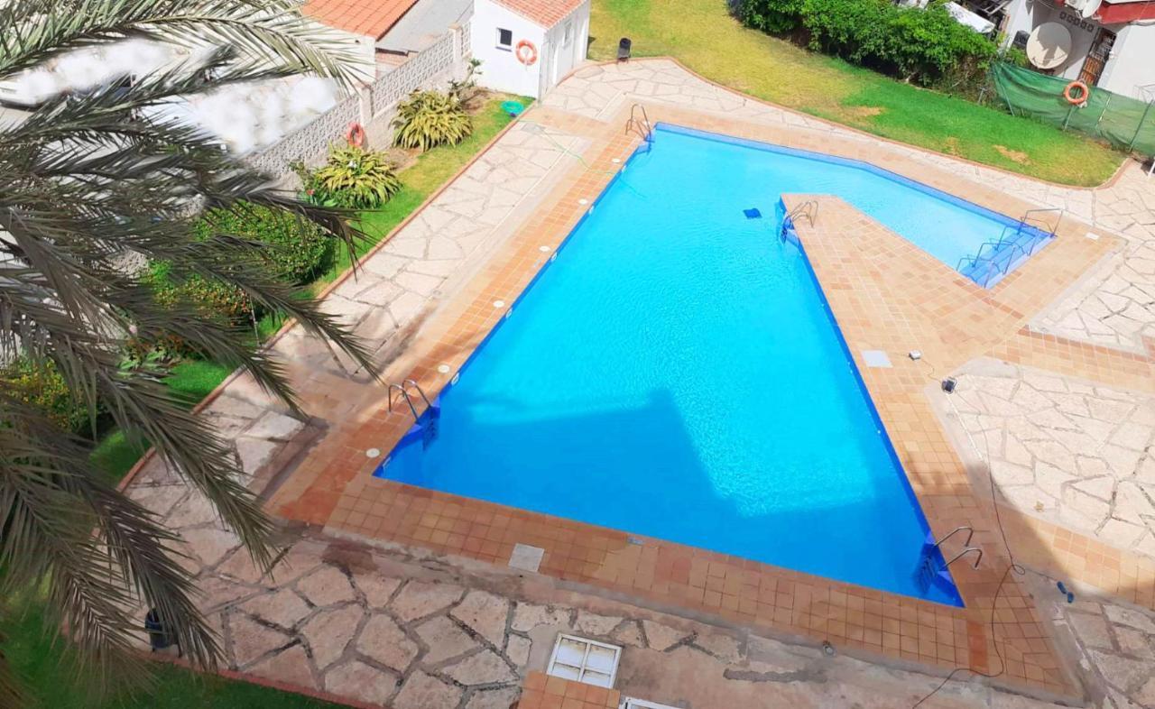 Bright Studio With Pool, Torrecilla Beach Nerja Bagian luar foto